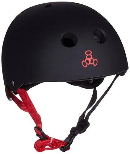 Triple Eight Water Halo Helmet, Black Rubber, Small