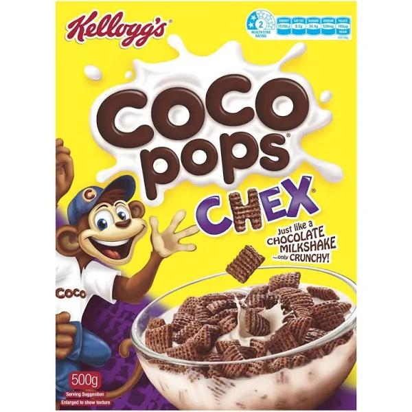 Kellogg's Coco Pops Chex Breakfast Cereal 500g