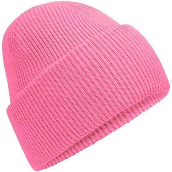 Beechfield Unisex Adult Classic Deep Cuffed Beanie True Pink One Size