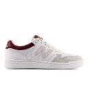 New Balance 480 Sneakers in White & Red