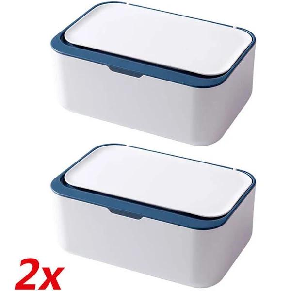 2pcs Wipes Dispenser Box Wet Baby Wipes Holder Tissue Storage Case with Lid New