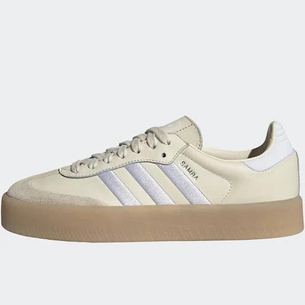 adidas-Sambae Shoes-Women-Wonder White / Cloud White / Silver Metallic-10