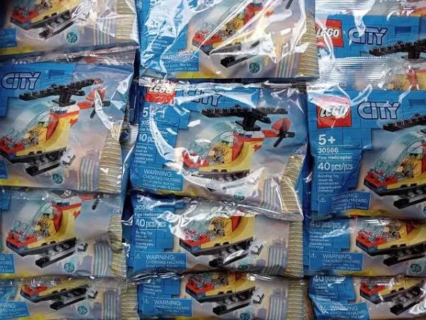 LEGO City Fire Helicopter Polybag Set 30566 (Bagged)