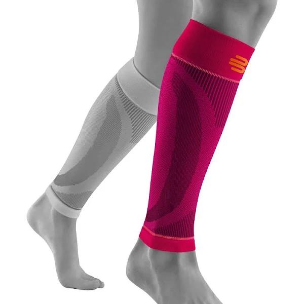 Bauerfeind Sports Compression Sleeves Lower LEG pink, Mens/Womens Arm & Leg Warmers, Size L - Long - Color Pink