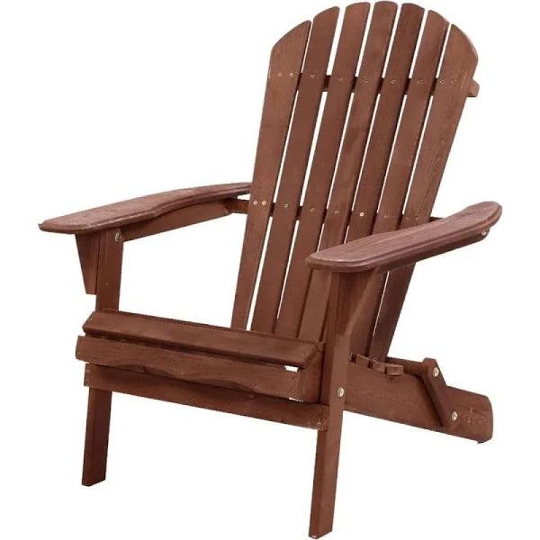 Gardeon Outdoor Furniture Beach Chair Wooden Adirondack Patio Lounge