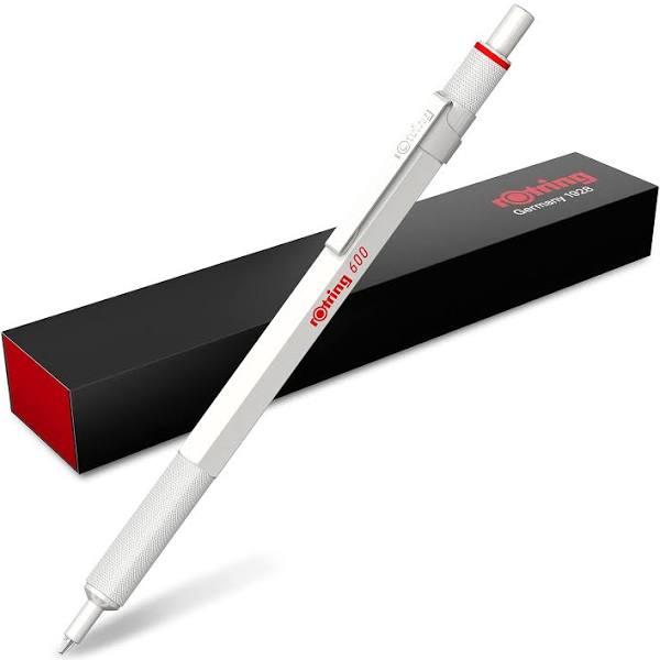 Rotring 600 Ballpoint Pen Metallic Pearl White Hardware/Electronic