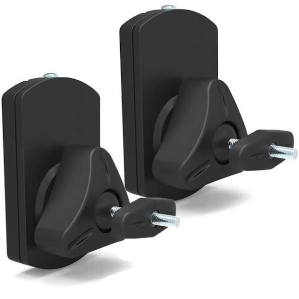 Universal 10kg Speaker Wall Mount Brackets Pair Pivot Tilt Fits Sonos Play:1 - AfterPay & zipPay Available