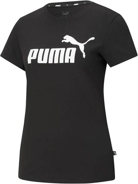 Puma Ess Logo Tee Black / XS