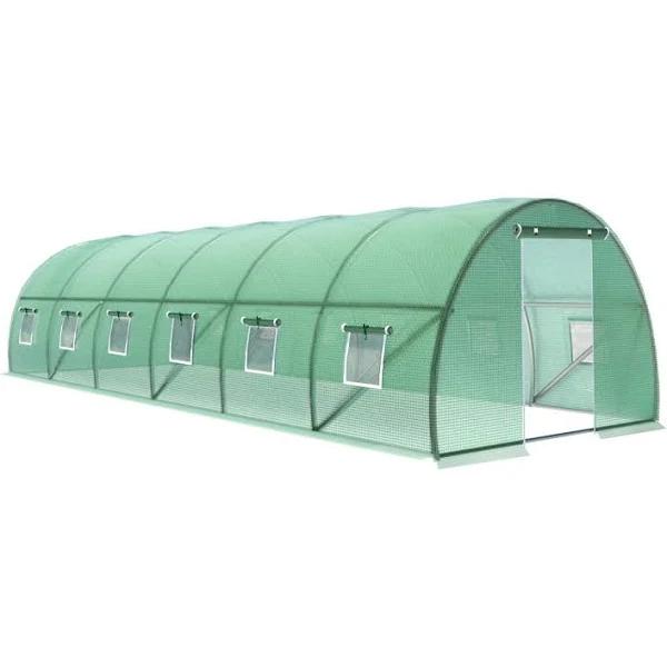 Greenfingers Greenhouse 9x3x2M Walk in Green House Tunnel Plant Garden Shed Dome - AfterPay & zipPay Available