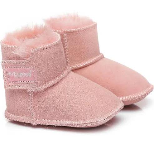 Ever UGG Australian Sheepskin Baby Erin Bootie Cradle M Pink