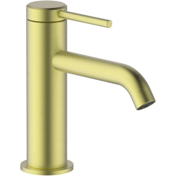 Gareth Ashton Brushed Brass Poco Basin Mixer