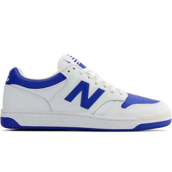 New Balance Unisex 480 White/Cobalt Blue - Size 5