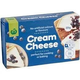 Woolworths Cream Cheese Block 225g