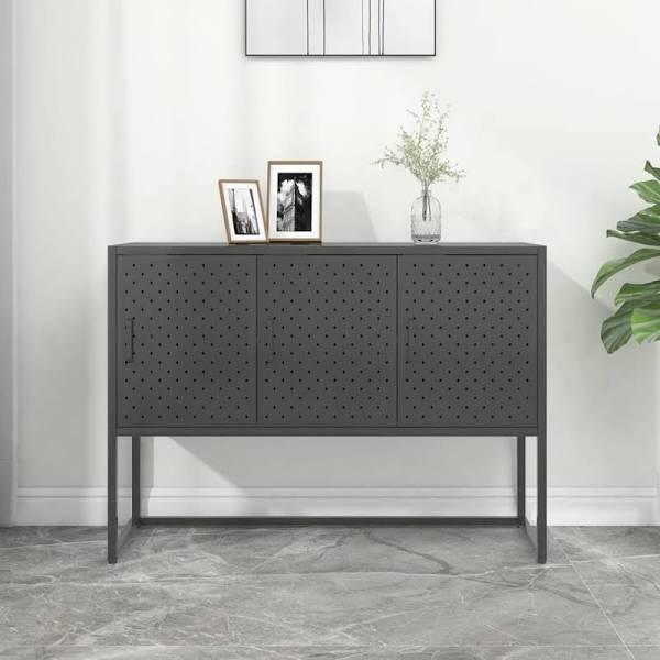 Sideboard Anthracite 105x35x75 cm Steel