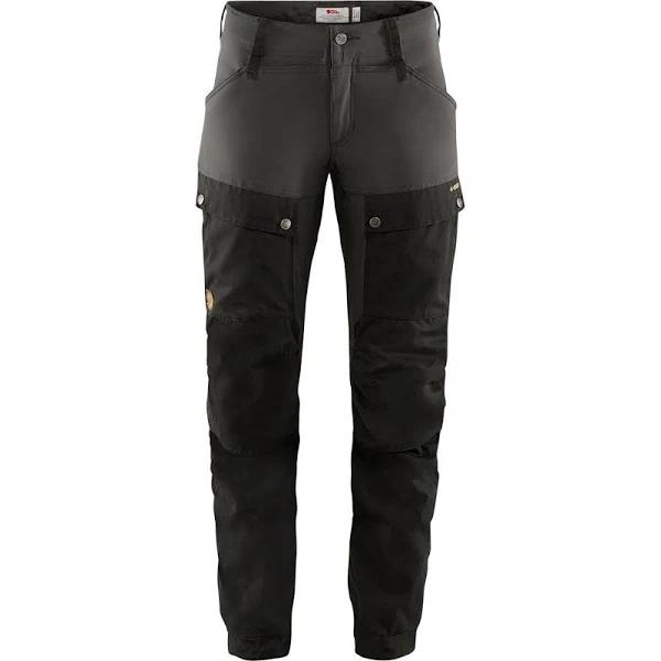 Fjallraven Womens Keb Trousers Black / Stone Grey