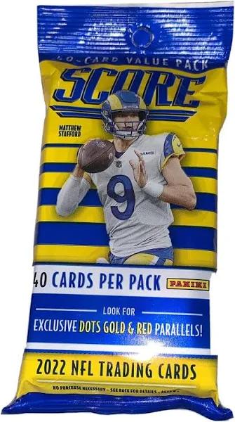 Panini 2022 Score NFL Football Fat Pack