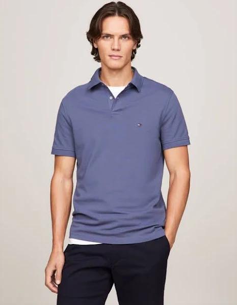 Tommy Hilfiger Im 1985 Regular Polo Shirt in Faded Indigo Blue L