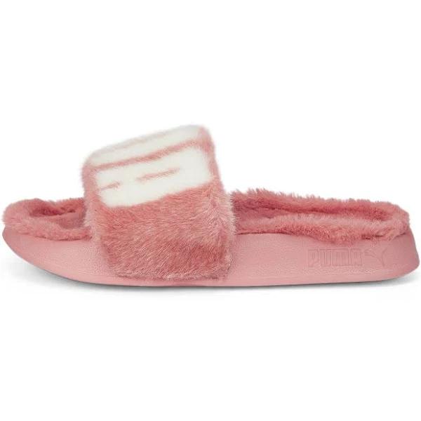 Leadcat 2.0 Fuzz Slides Women in Carnation Pink/White, Size 8 by Puma