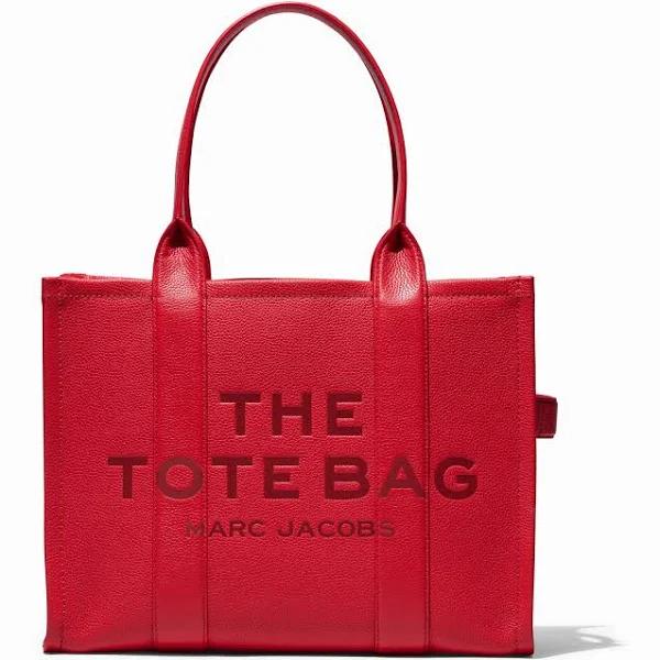 Marc Jacobs True Red The Leather Large Tote One-Size