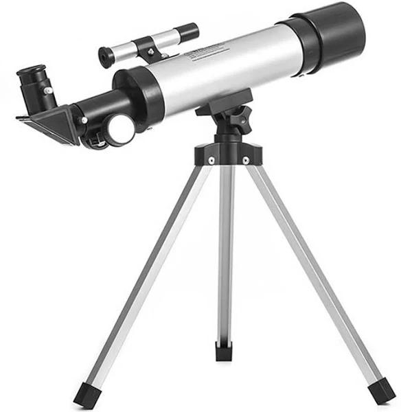 Astronomical Telescope Compact Portable Telescope of 90x Magnification with Finder Scope Adjustable As The Picture