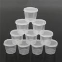 25ml | 100x Take Away Containers Takeaway Food Plastic Lids Bulk