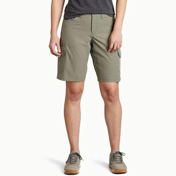 Kuhl Freeflex Cargo 10in Womens Hiking Shorts - Sage - US10/AU12