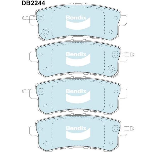 Bendix DB2244 4WD 4x4 SUV Brake Pad Set