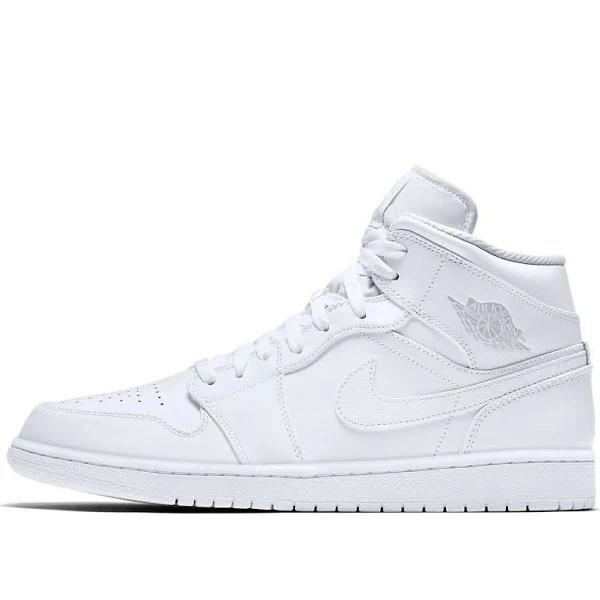 Air Jordan 1 Retro Mid 'White Pure Platinum' 554724-104 US 10