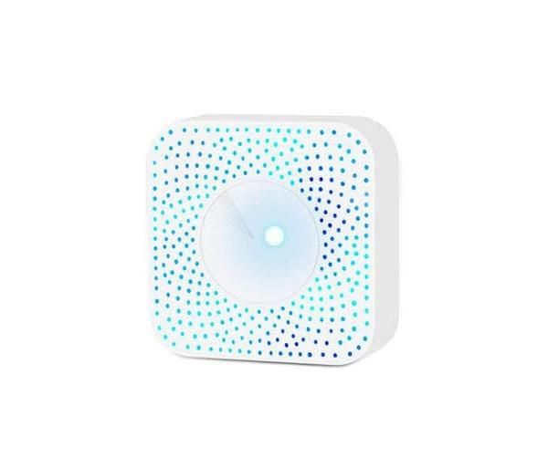 Tuya Wifi Intelligent Air Quality Monitor 6-in-1 Air Housekeeper PM2.5/Formaldehyde/VOC/CO2/Temperature/Humidity Detector Compatible With Alexa Google