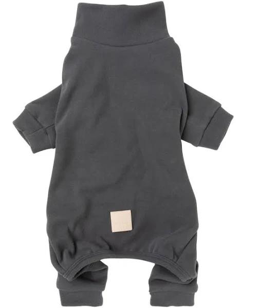 FuzzYard Life Dog Coat Pyjamas Slate Grey 3