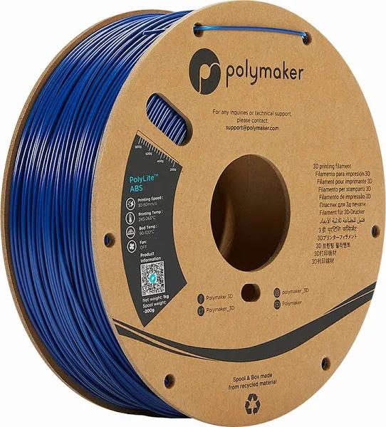 Polymaker PolyLite ABS 1.75mm 1kg Blue