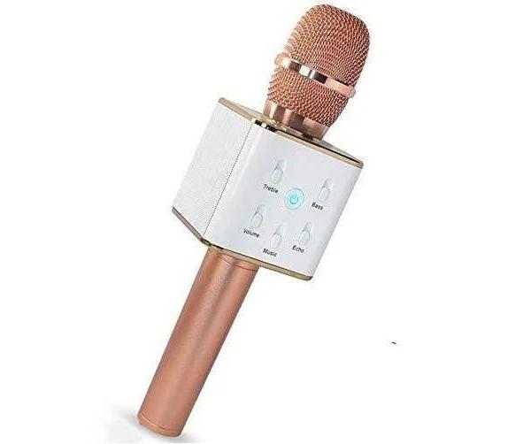 Karaoke Microphone Wireless Bluetooth Speaker Handheld Mic USB Player