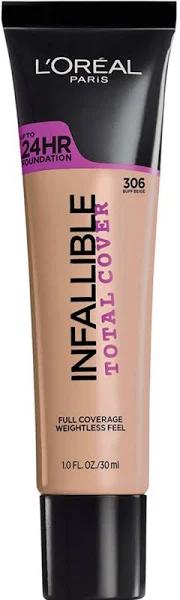 L'Oreal Paris Infallible Total Cover Foundation, Buff Beige, 1 fl. oz