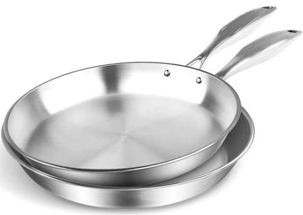 SOGA Stainless Steel Fry Pan 20cm 26cm Frying Pan Top Grade Induction Cooking