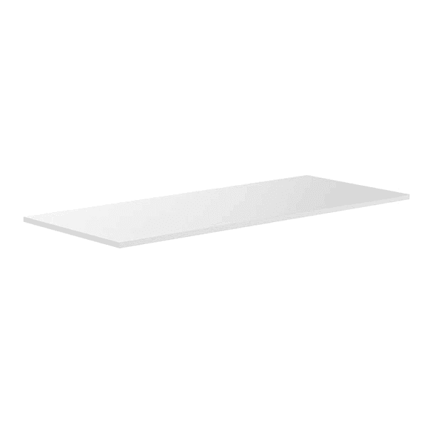 Desky Melamine Desk Tops White / 1800x750mm / Straight