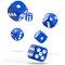 Oakie DOAKIE Dice D6 16 mm Solid - Blue (12)