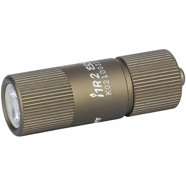 Olight i1R 2 EOS 150 Lumen USB Rechargeable Keyring Torch Desert Tan