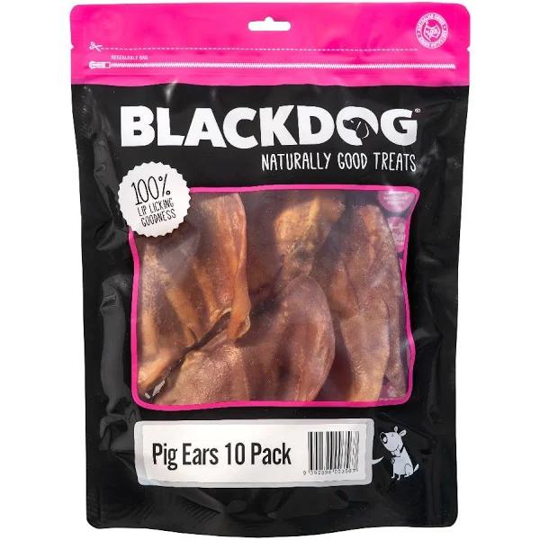 Blackdog 10 Pack Pig Ears