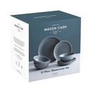 Mason Cash Classic Collection Stoneware 12 Piece Dinner Set Grey