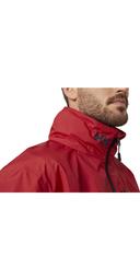 Helly Hansen Crew Hooded Mens Jacket - Red