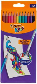 Bic Kids Evolution Illusion Colouring Pencils 12 Pack