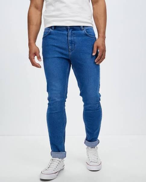 Lee - Men's Blue Skinny - Z-One Jeans - Size W34/L32 at The Iconic