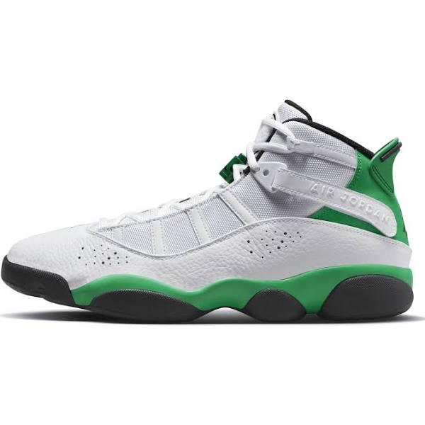 Jordan 6 Rings Lucky Green Shoes - Size 11.5 - 131 White/Lucky Green-Black