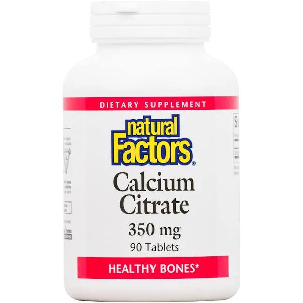 Natural Factors Calcium Citrate 350 MG 90 Tablets