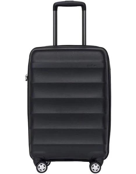 Antler Juno 56cm Cabin Lightweight 4 Wheel Suitcase Black