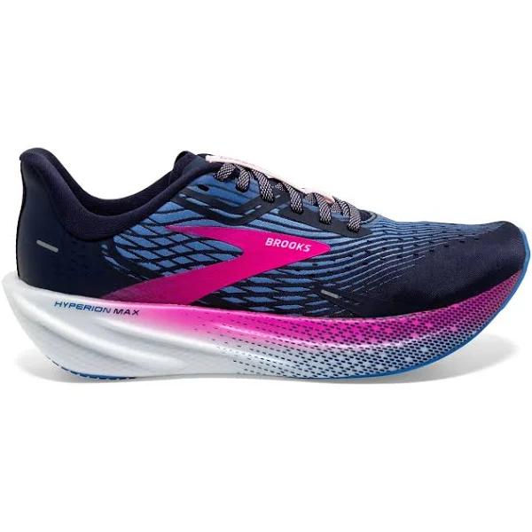 Brooks Hyperion Max Womens, 8.5 / PEACOAT/MARINA Blue/Pink 441