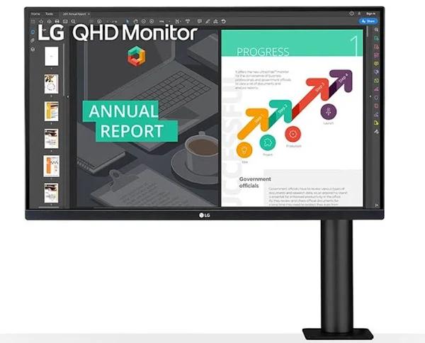 LG 27" QHD IPS Ergo HDR Monitor With USB-C (27QN880-B)