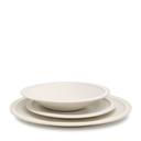 Salt & Pepper Plisset 12 Piece Dinner Set White