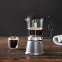 Leaf & Bean Padua Glass Stovetop Espresso Maker - 3 Cup