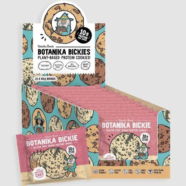 Botanika Blends Bickie - Protein Cookie Birthday Cake 12x60g